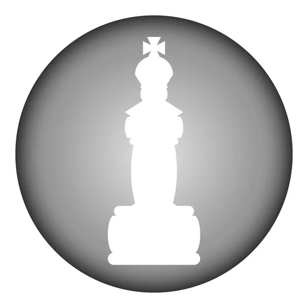 Šachové královny ikona. — Stockový vektor