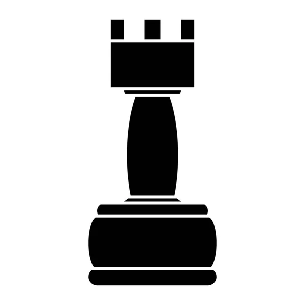 Icono de torre de ajedrez. — Archivo Imágenes Vectoriales