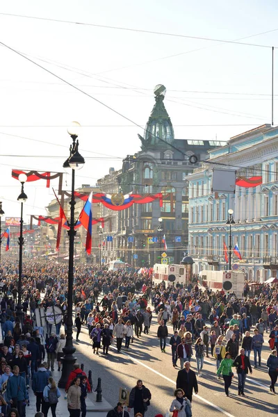 Demonstration on the Day of Victory. — Stock Photo, Image