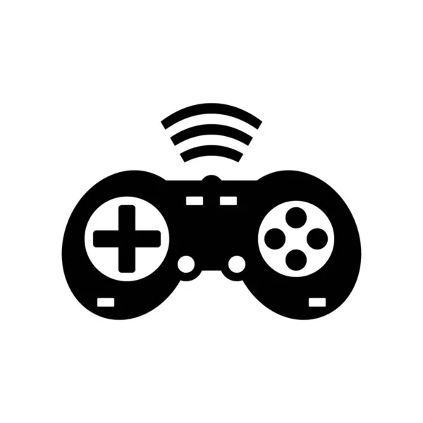 Game console icon on white. — Stock Vector