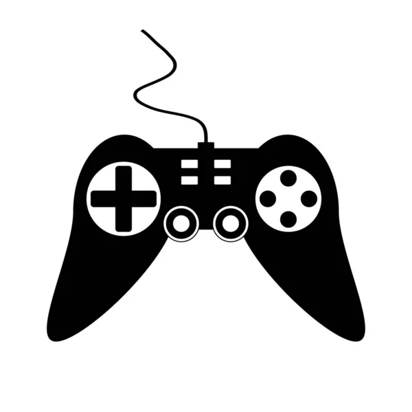Game console icon on white. — Stock Vector