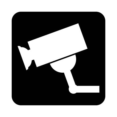 gözetleme kamera simgesi.