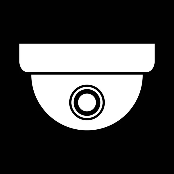 Icona telecamera di sorveglianza . — Vettoriale Stock