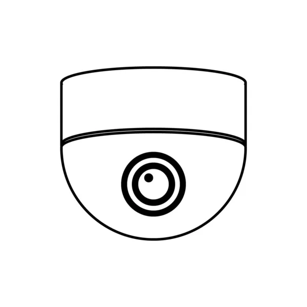 Иконка камеры наблюдения . — стоковый вектор