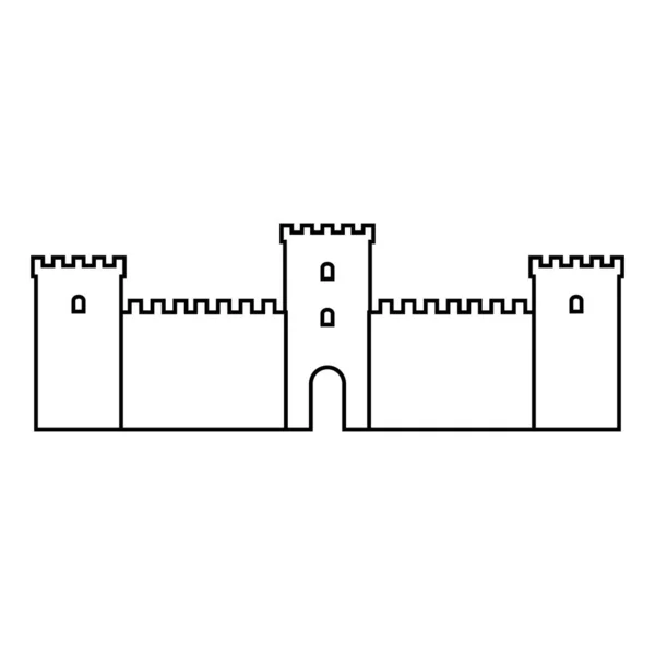 Значок замка на белом . — стоковый вектор