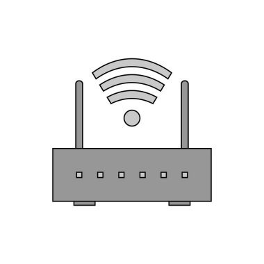 Yönlendirici simgesi beyaz.