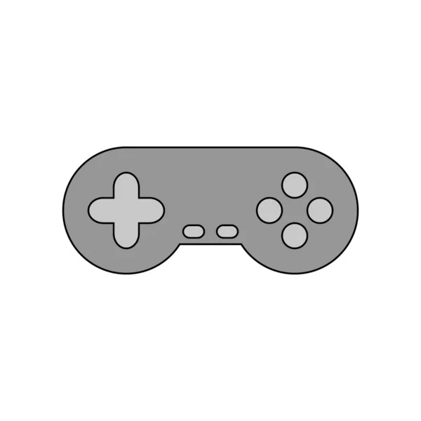 Game console icon on white. — Stock Vector