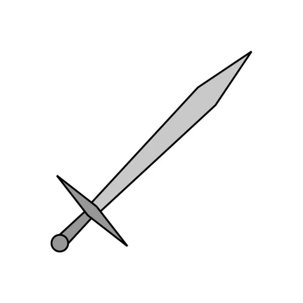 Ikona podepsat meč. — Stockový vektor