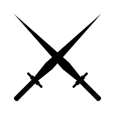 çapraz kılıç simgesi.