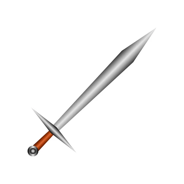 Ikona znak miecz. — Wektor stockowy