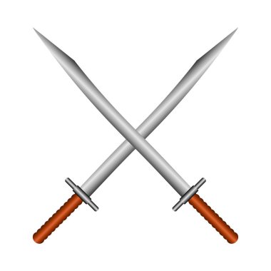 çapraz kılıç simgesi.