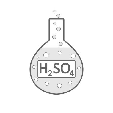 Sülfürik asitli laboratuar camı..