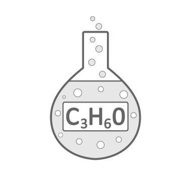 Asetonlu laboratuvar camı..