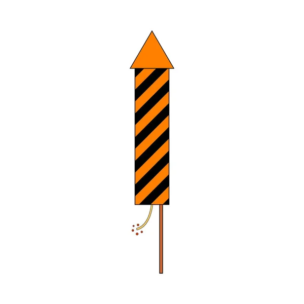 Fireworks rocket icon. — Stock Vector