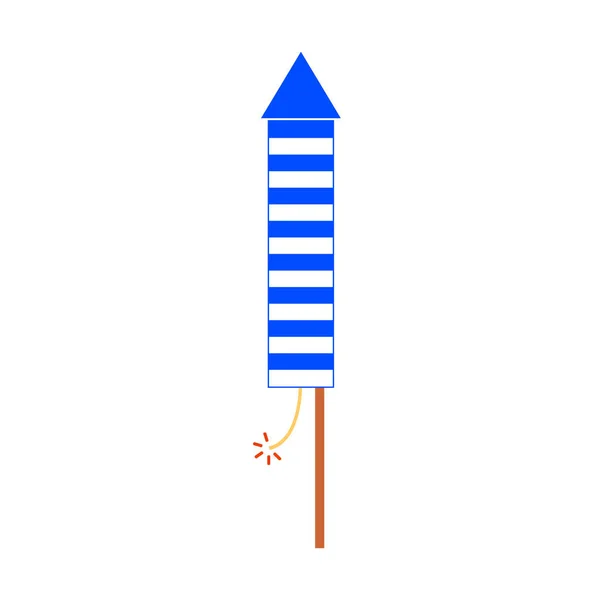 Fireworks rocket icon. — Stock Vector