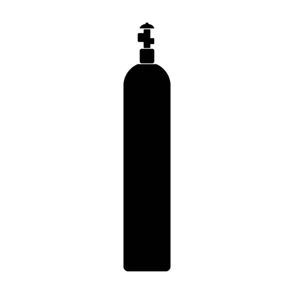 Icono de cilindro de gas . — Vector de stock