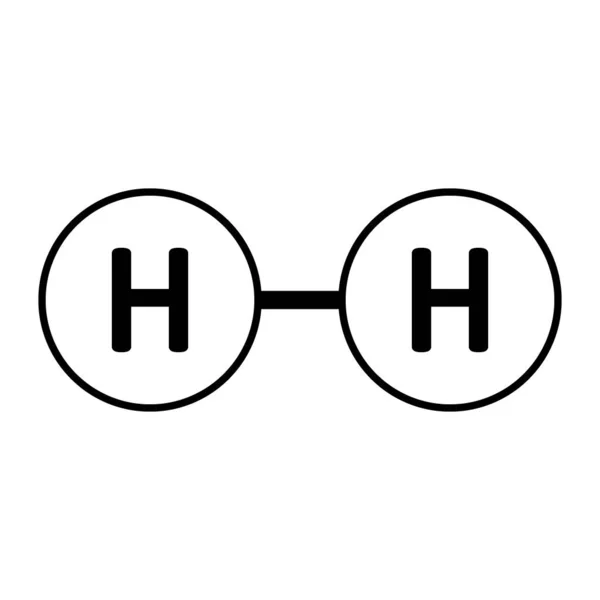 氢分子图标. — 图库矢量图片
