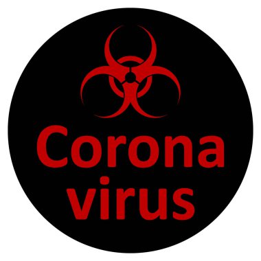 Coronavirus tehlike işareti