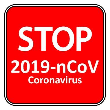 Coronavirus tehlike işareti