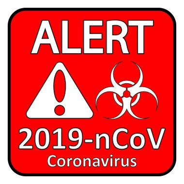 Coronavirus tehlike işareti