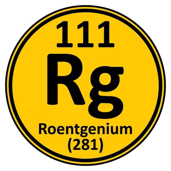 Periodic table element ikona kapsułka. — Wektor stockowy