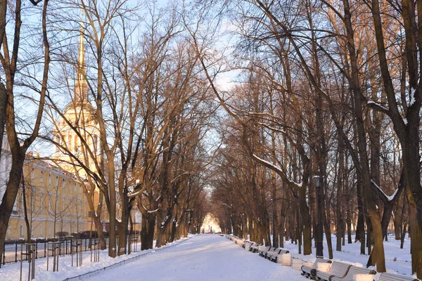 Steeg in Alexander Garden in Sint-Petersburg. — Stockfoto