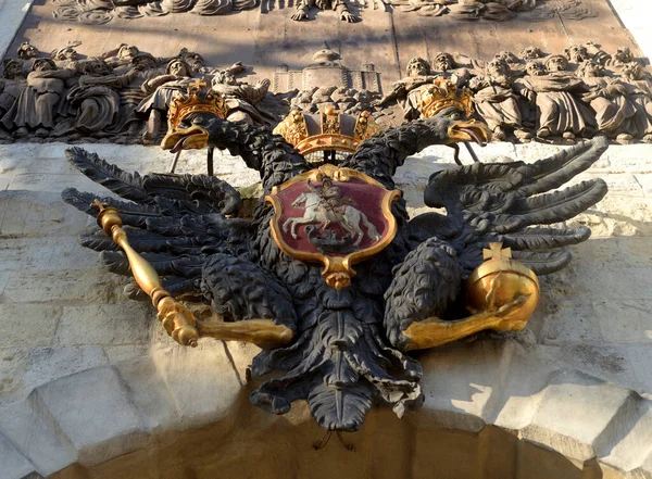 Double Headed Eagle Sculpture — Stock Photo, Image