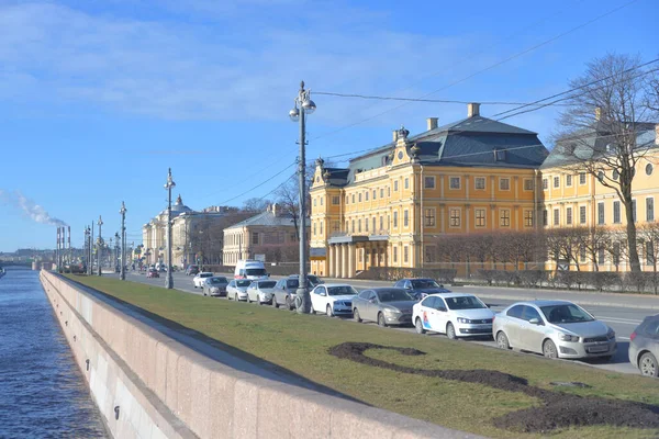 Petersburg Russie Février 2020 Vue Remblai Universitaire Dans Centre Historique — Photo