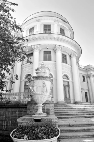 Elagin Palast Petersburg Russland Schwarz Weiß — Stockfoto