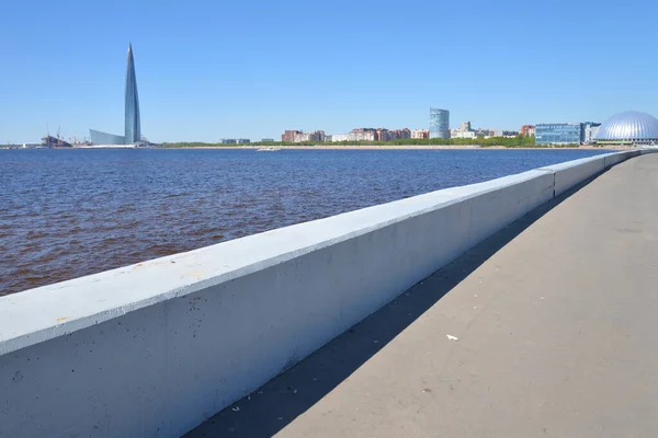 Embankment Golfo Finlândia Mar Báltico Rússia — Fotografia de Stock