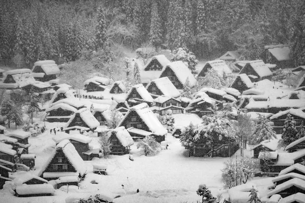 Zabytkowej wioski shirakawago — Zdjęcie stockowe