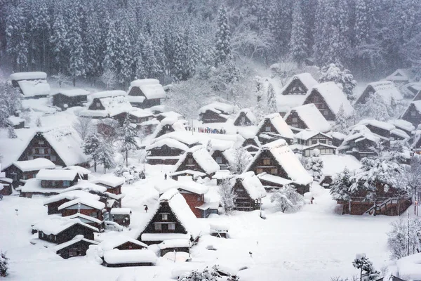 Zabytkowej wioski shirakawago — Zdjęcie stockowe