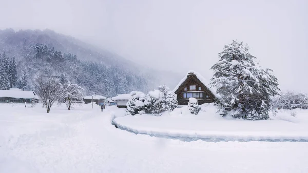 Zabytkowej wioski shirakawago — Zdjęcie stockowe