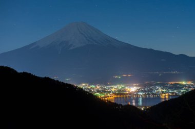 Fuji Dağı'nın bakış 