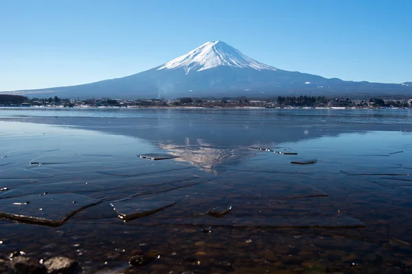 Kawaguchiko see und mt.fuji — Stockfoto