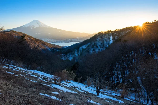 Punto de vista del Monte Fuji — Foto de Stock