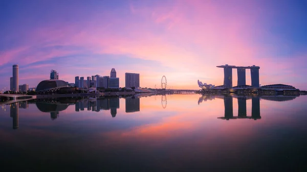 Singapura skyline cidade — Fotografia de Stock