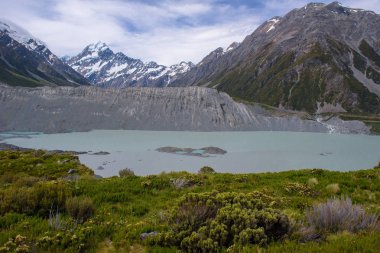 mt.cook Milli Parkı, Yeni Zelanda manzara