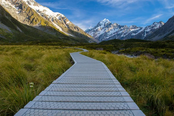 Landschaft des mt.cook Nationalparks, Neuseeland — Stockfoto