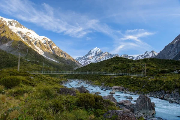 Landschaft des mt.cook Nationalparks, Neuseeland — Stockfoto