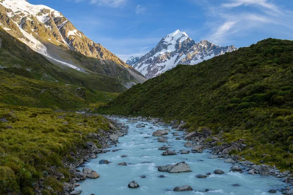 Τοπίο του εθνικού πάρκου mt.cook, Νέα Ζηλανδία — Φωτογραφία Αρχείου