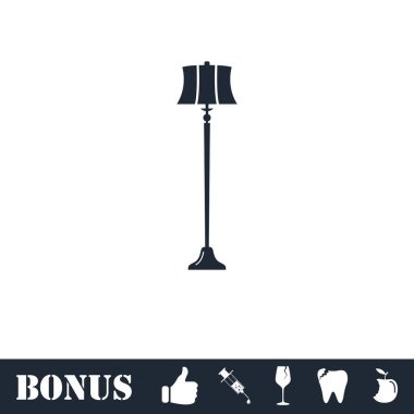 Düz zemin lamba simgesi