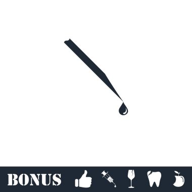 Hipodermik simgesi düz