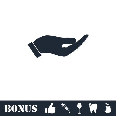 Palm simgesi düz tutarak