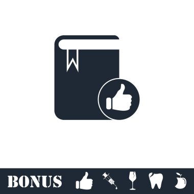 VIP favori kitap simgesini düz