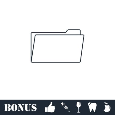 Klasör simgesini düz