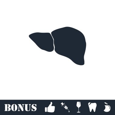 Karaciğer simgesi düz