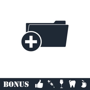 Klasör simgesini düz eklemek