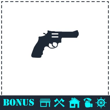 Tabanca simgesi düz