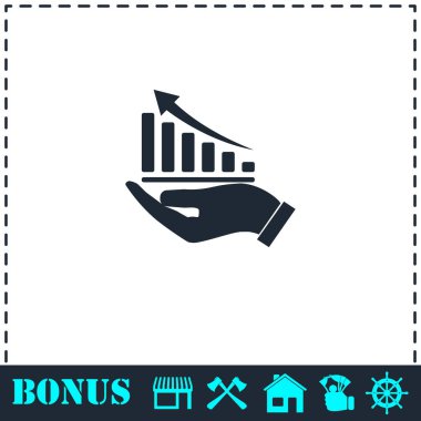 El ile simge düz tutarak grafik büyüyen